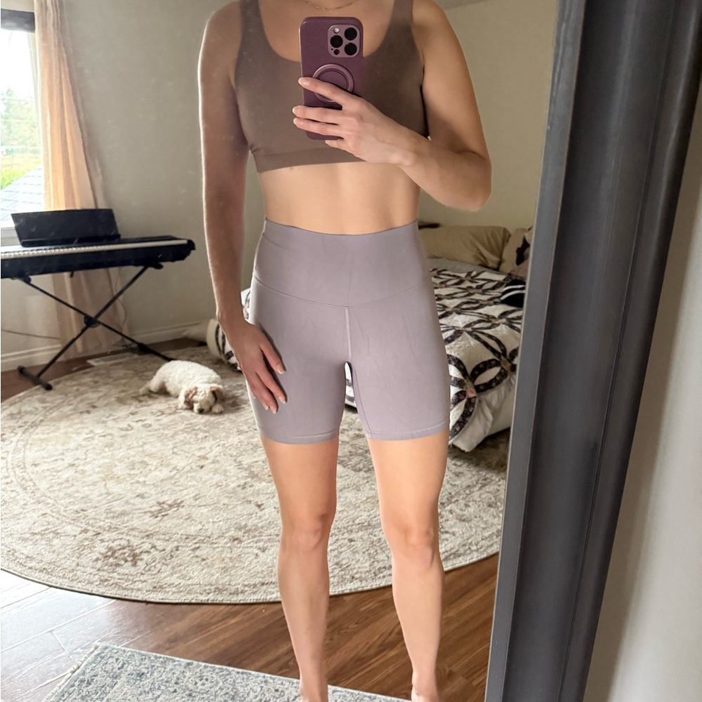 lululemon athletica Women's Lavender Bike Shorts